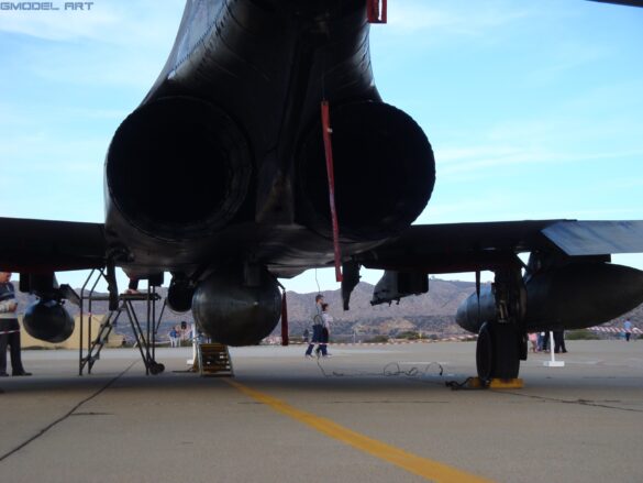 Engine exhaust nozzle of the Hellenic Air Force F-4E Phantom II AUP