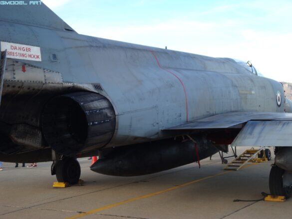 Hellenic Air Force F-4E Phantom II AUP flying in Aegean Ghost camouflage