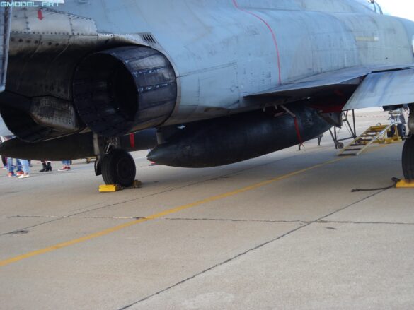 Engine exhaust nozzle of the Hellenic Air Force F-4E Phantom II AUP