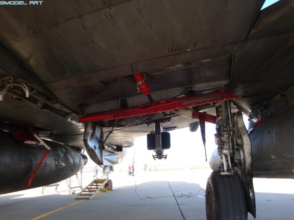 Landing gear wheels of the Hellenic Air Force F-4E Phantom II AUP