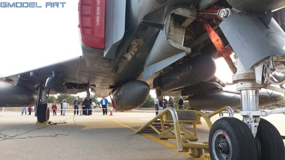 Landing gear wheels of the Hellenic Air Force F-4E Phantom II AUP