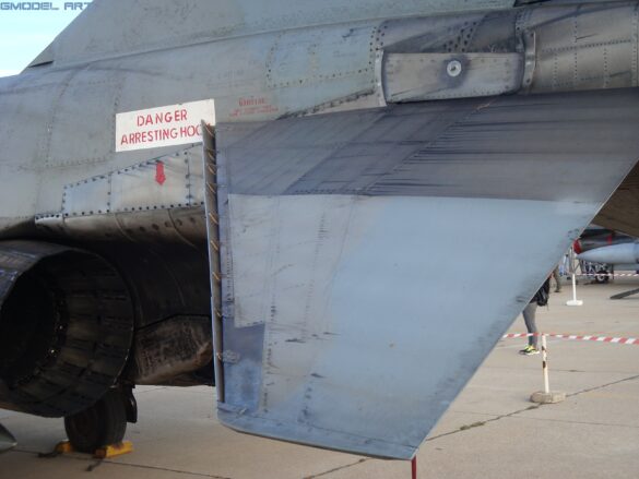Engine exhaust nozzle of the Hellenic Air Force F-4E Phantom II AUP