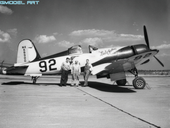 Goodyear FG-1A Corsair Lucky Gallon restoration by Chuck Wahl