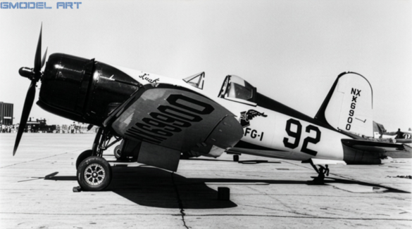 Goodyear FG-1A Corsair Lucky Gallon NX69900 racing number 92